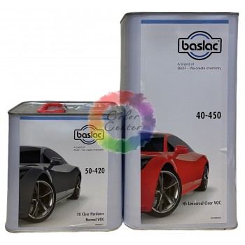 Лак BASLAC 40-450 КОМПЛЕКТ, 5л + отв. 50-420, 2.5л