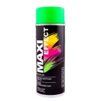  Maxi Color Эмаль аэрозольная флуоресцентная, зеленая, 400мл 