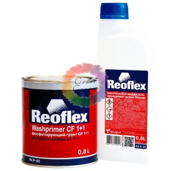 Фосфатирующий кислотный грунт Reoflex CF 1+1 с отверд. 0,8 л + 0,8 л