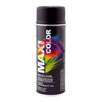 Maxi Color Ral Эмаль аэрозольная универсальная, черная, 400мл