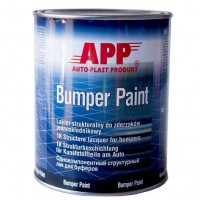 Структурна фарба для бамперів APP BUMPER PAINT - 1 л (Чорна)