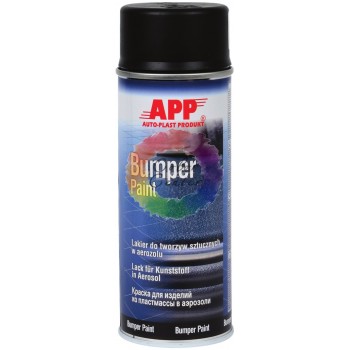APP 210407 Краска для бамперов в аэрозоле Bumper Paint New Line Spray, антрацит