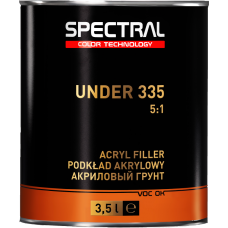 Акриловая автомобильная грунтовка SPECTRAL Under 335 Р5, черный, 3,5 л + Отвердитель Н6525, 0,7 л