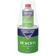 Акриловый грунт-наполнитель для авто Solid 5+1 2K Acryl, серый