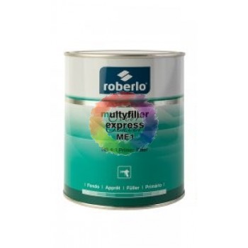 Грунт акриловый автомобильный ROBERLO MULTYFILLER EXPRESS ME1 светло-серый 1 л (без отвердителя)
