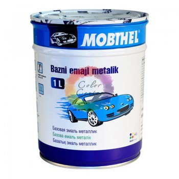 Автомобильная базовая эмаль металлик 690 Снежная Королева Mobihel 1 л