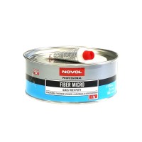 Шпатлевка со стекловолокном для авто NOVOL FIBER MICRO, 1 кг